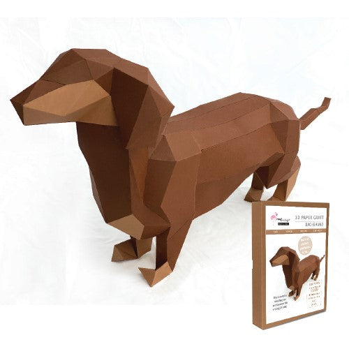 MIPC012 3D Papercraft Model Kit - Dachshund